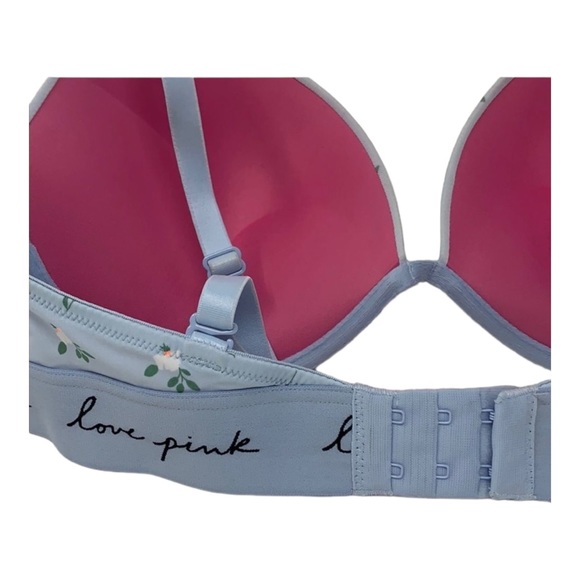 Pink Victoria’s Secret Super Push Sz34D Bra NWOT - Picture 6 of 7